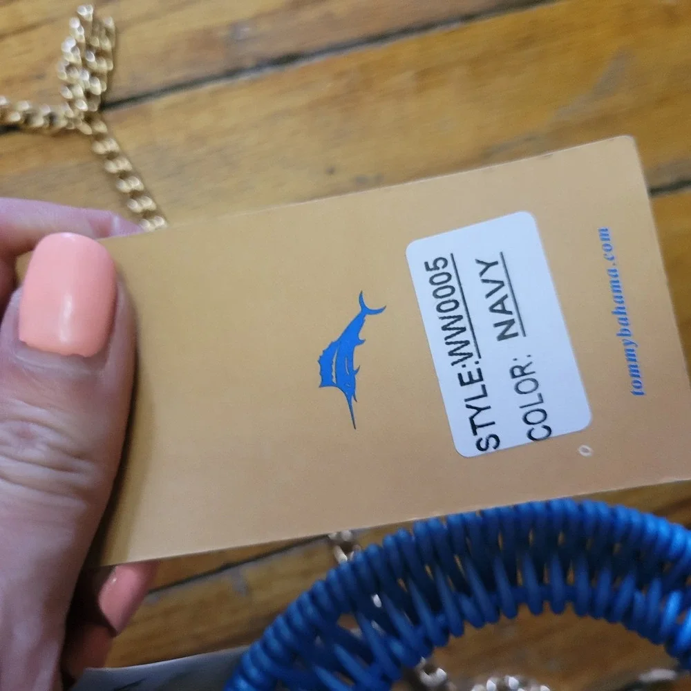 Tommy Bahama Wicker  Whale‎ Crossbody Bag  NWT